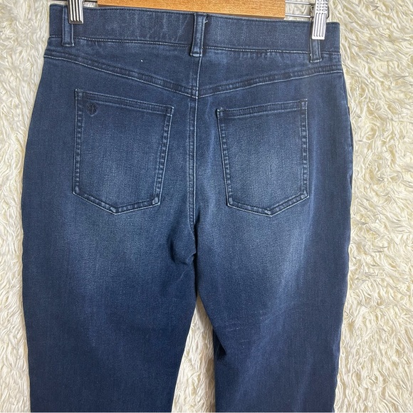 Betabrand Yoga Denim Crop jeans stretch high rise size small petite - Picture 3 of 6